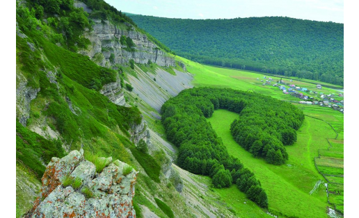 Гафурийский район. Скала Уклы-Кая Gafuriysky Raion. The Ukly-Kaya rock