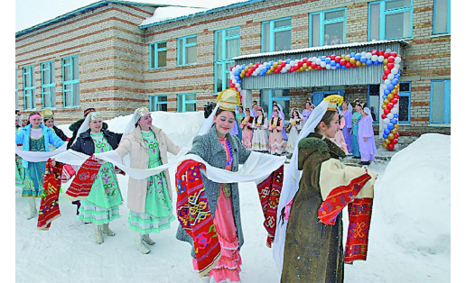 Открытие историко‑культурного центра “Килимово" (с.Килимово Буздякского р‑на, 2005)