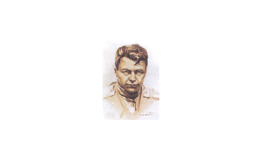 А.Т.Платонов. Автопортрет. Акв. 1945. БДХМ