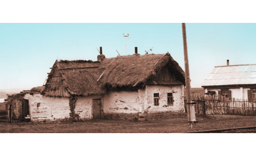Традиционный дом Г‑образной планировки (д.Купоярово Давлекановского р‑на, 1969). К статье "Мордва".