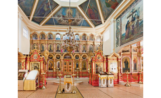 Өфөләге Крестовоздвиженский сиркәүе иконостасы