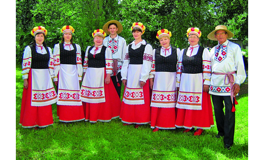 Народный ансамбль белорусской песни “Сябры”. Иглинский р-н The Syabry folk ensemble of the Belarusian song. Iglinsky Raion