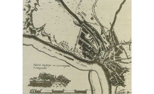 План Уфы. 1800 г.