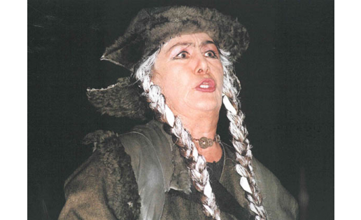 Т.Д.Хисамова в роли Зумрат (“Нәркәс” — “Нэркэс” И.Х.Юмагулова)