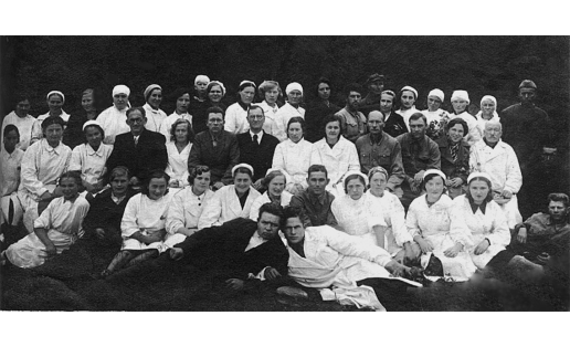 Сотрудники эвакогоспиталя №2575