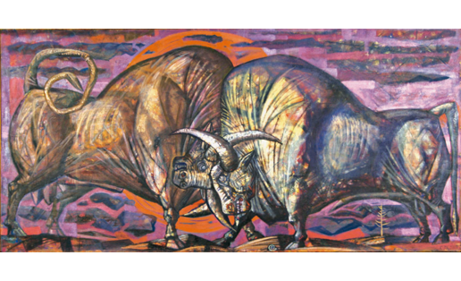 Й.Ә.Сөләймәнов. Ҡаршы тороу. 2003. Нестеров М.В. исемендәге художество музейы
