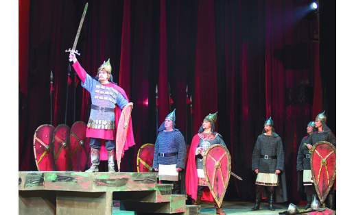 Сцена из оперы “Князь Игорь” А.П. Бородина. БГТОиБ A scene from the opera Knyaz Igor by A.P.Borodin. Bashkir State Opera and Ballet Theatre