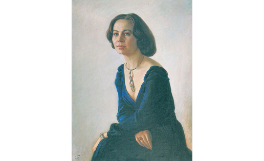 И.Г.Бикбулатов. Портрет народной артистки РСФСР Н.Ирсаевой. 1984. БГХМ