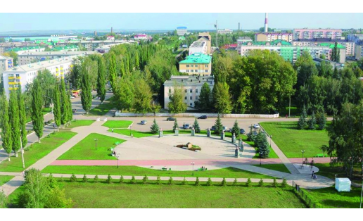 Центральная площадь г.Туймазы The Tuymazy Central Square