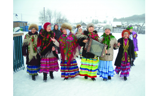 Фольклорный коллектив “Гильмияза”. Село Темясово Баймакского р-на The folklore group Gilmiyaza. Selo Temyasovo of Baymaksky Raion