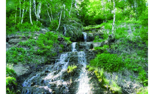 Бижбулякский район. Водопад Шарлама Bizhbulyaksky Raion. The Sharlama Waterfall