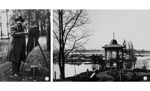 А.А.Зирах фотографиялары: 1 — автопортрет; 2 — Случевский тауынан күренеш. Бөтәһе лә — 20 б. башы
