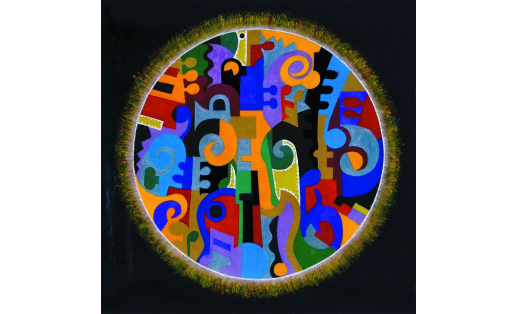 Ф.Р. Ергалиев. Обратная сторона луны. 2012. Холст, масло F.R. Yergaliyev. The other side of the moon. 2012. Canvas, oil