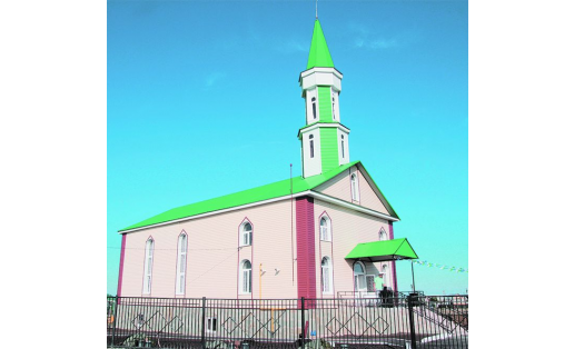 Мечеть в с.Акъяр A mosque in Selo Akyar