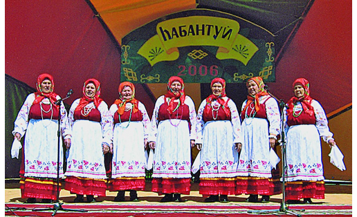 Русский народный фольклорный ансамбль “Русские узоры”. Архангельский р-н Russian Patterns, a Russian folk group. Arkhangelsky Raion