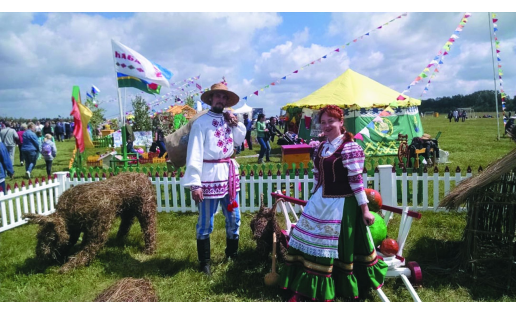 Белорусский дворик на сабантуе. 2019 Belarusian corner at a Sabantuy. 2019
