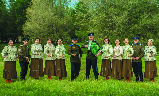 Казачий ансамбль “Волюшка”. Город Октябрьский “Volyushka” Cossack folklore ensemble. Oktyabrskiy city