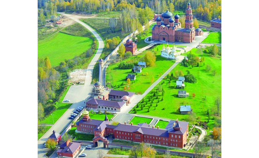 Территория Успенского Свято-Георгиевского мужского монастыря у с.Уса-Степановка Благовещенского района; The grounds of the Assumption St. George Friary near Selo Usa-Stepanovka of Blagoveshchensky Raion