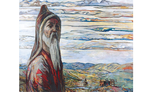 Х.С. Фазылов. Сэсэн. 1998. Холст, масло K.S. Fazylov. Sesen. 1998. Canvas, oil.