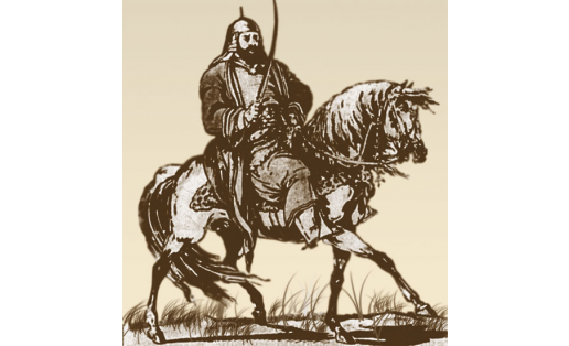 Башкирский военачальник. Гравюра, 19 в.