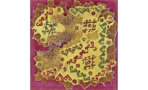А.Р.Бикбулатова. “Кәрәҙле бал” панноһы. Батик, ҡатнаш техника. 2005.
