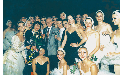 Ю.Н.Григорович һәм З.Ә.Насретдинова Башҡорт дәүләт академия опера һәм балет театры артистары араһында