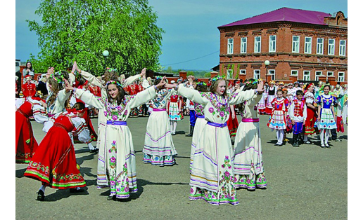 Народный танцевальный ансамбль “Жемчужина" (с.Николо‑Берёзовка Краснокамского р‑на)