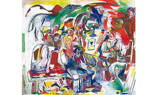 М.А.Назаров. Башым минең, башым. Мәжлес. 1964. Нестеров М.В. исемендәге художество музейы