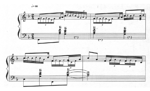 Народный наигрыш на баяне (фрагмент) Bayan ethnic naigrysh (fragment)