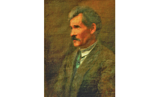 Ҡ.С.Дәүләткилдеев. Мәжит Ғафури портреты. 1937. БДХМ