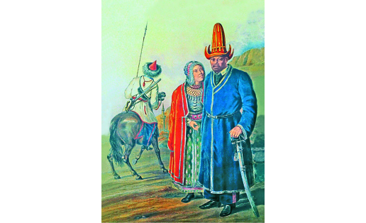 Кантонный начальник. Неизвестный художник. 40—60‑е гг. 19 в. Canton chief. Unknown artist. 1840—1860s.