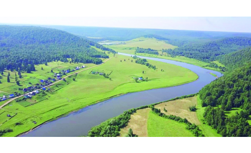 Река Юрюзань. Салаватский район The Yuryuzan River. Salavatsky Raion