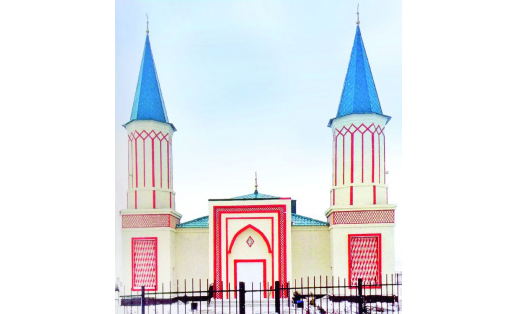 Мечеть в д.Озёрное. Абзелиловский р-н A mosque in Derevnya Ozernoye. Abzelilovsky Raion