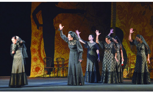 Сцена из спектакля “Дом Бернарды Альбы” Ф.Гарсия Лорки A scene from the play The House of Bernarda Alba by F.Garcia Lorca