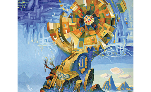 Ф.Х.Шагабутдинов. Восхождение. Из цикла “Тенёта”. 2004. БГХМ.