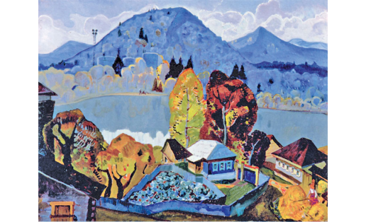 А.Д.Бурзянцев. Ҡариҙел буйында. 1974. БДХМ
