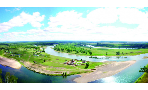 Слияние рр. Сим и Белой. Иглинский р-н Confluence of Sim and Belaya rivers. Iglinsky Raion