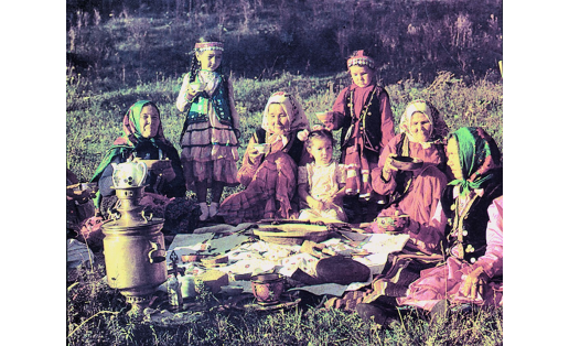 Чаепитие на празднике "Кукушкин чай" Drinking tea at the holiday