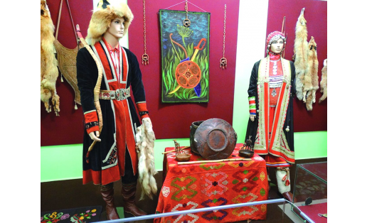 Национальный музей РБ. Зал этнографии: башкиры National Museum of RB. Ethnography hall: Bashkirs