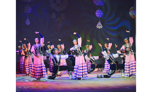 Хореографическая композиция “Танец усерганских башкир” “Dance of the Usergan Bashkirs” choreographical performance