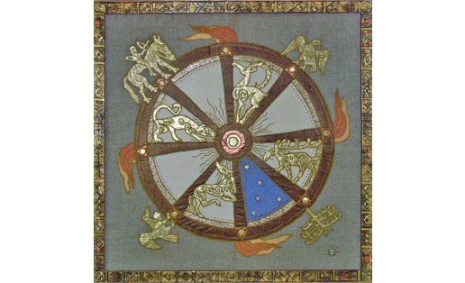 И.Э.Абзалова. “Сармат алтыны” панноһы. Аппликация. 2007.