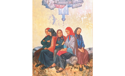 В.Я.Батищев. Судьбы. 1989. БГХМ