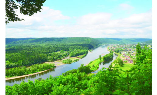 Река Уфа. Нуримановский р-н The Ufa river. Nurimanovsky Raion