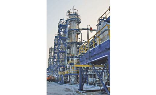 “Башнефть—Уфанефтехим”. Установка замедленного коксования The Bashneft–Ufaneftekhim. The delayed coking unit