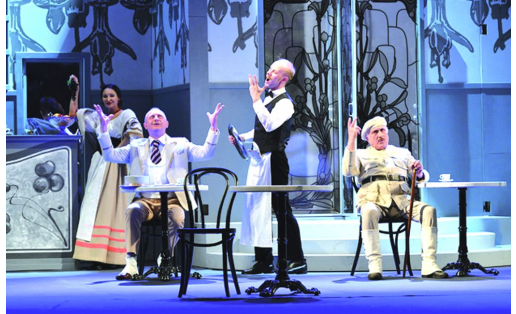 Сцена из спектакля “Дом для сумасшедших” Э.Скарпетты A scene from the play titled Lunatic Asylum by E.Scarpetta