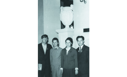 Участники юбилейного пленума Башкирского обкома ВЛКСМ. 1968