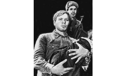 А.Д.Грачёв  “Бүреләр өйөрө” (“Волчья стая”) фильмында. Реж. Б.М.Степанов. 1975