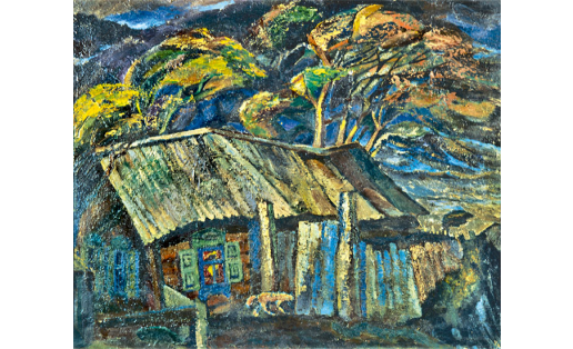М.Д.Кузнецов. Йәшен ваҡыты. Ҡатырға, темпера, майлы буяу. 1988. БДХМ