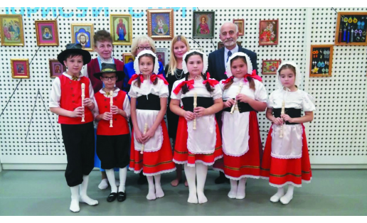 Ученики немецкой воскресной школы Students of the German Sunday school