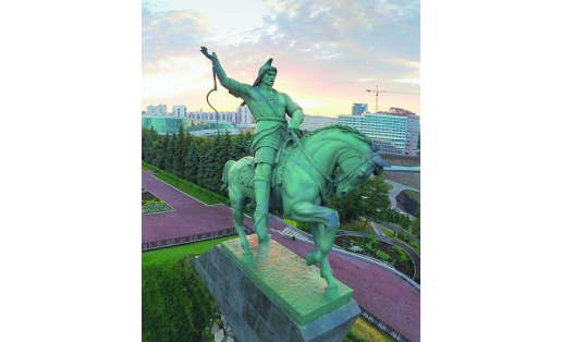 Памятник Салавату Юлаеву. Скульптор – С.Д. Тавасиев. Чугун. 1967 The Monument to Salavat Yulayev. Sculptor – S.D. Tavasiyev. Cast iron. 1967